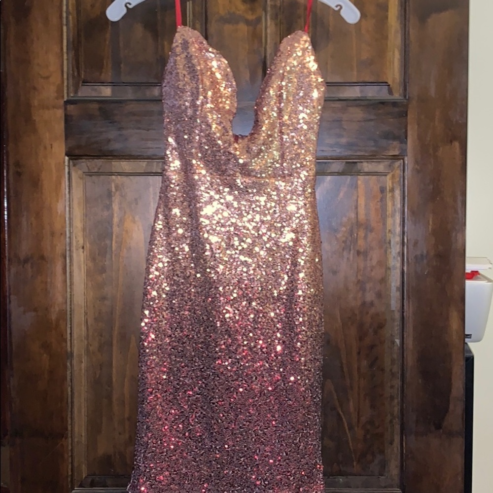 Shining Brighter Than Before Sequin Dress